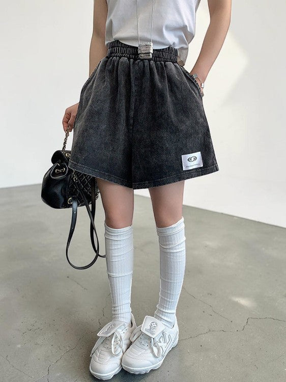 Washed Logo Shorts　OS10486