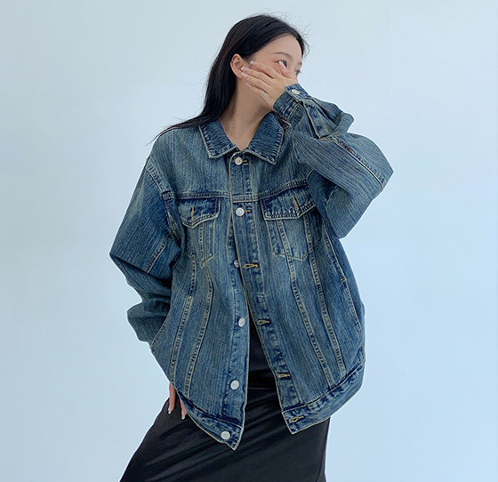 Oversized Denim Jacket / OS10285