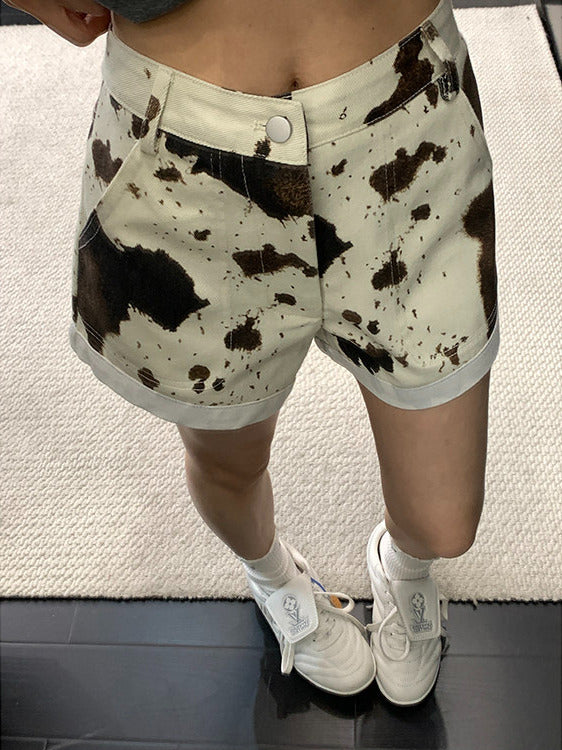 Cow Print Shorts　OS10514