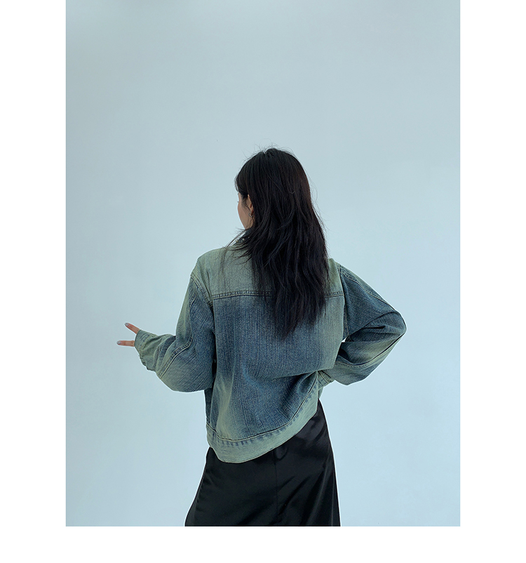 Studded Denim Jacket / OS10232