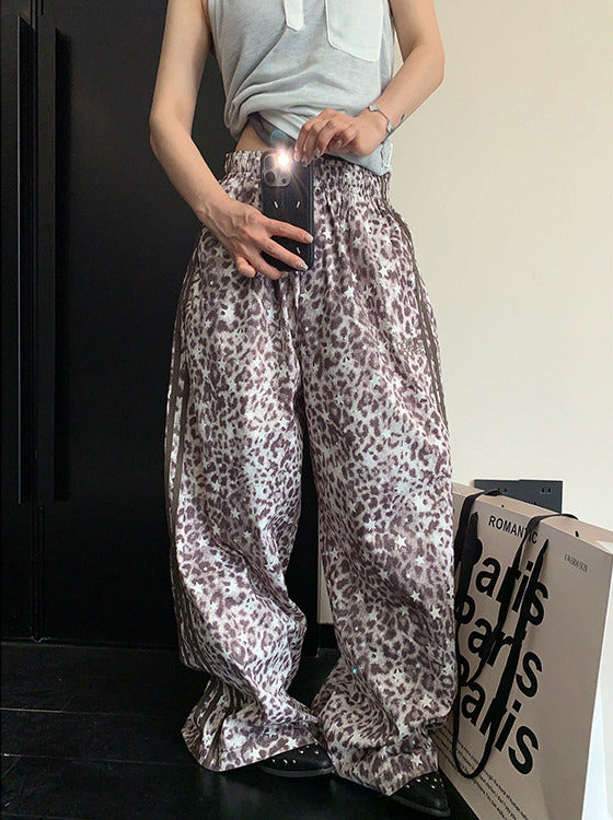 Leopard Wide Pants　OS10516