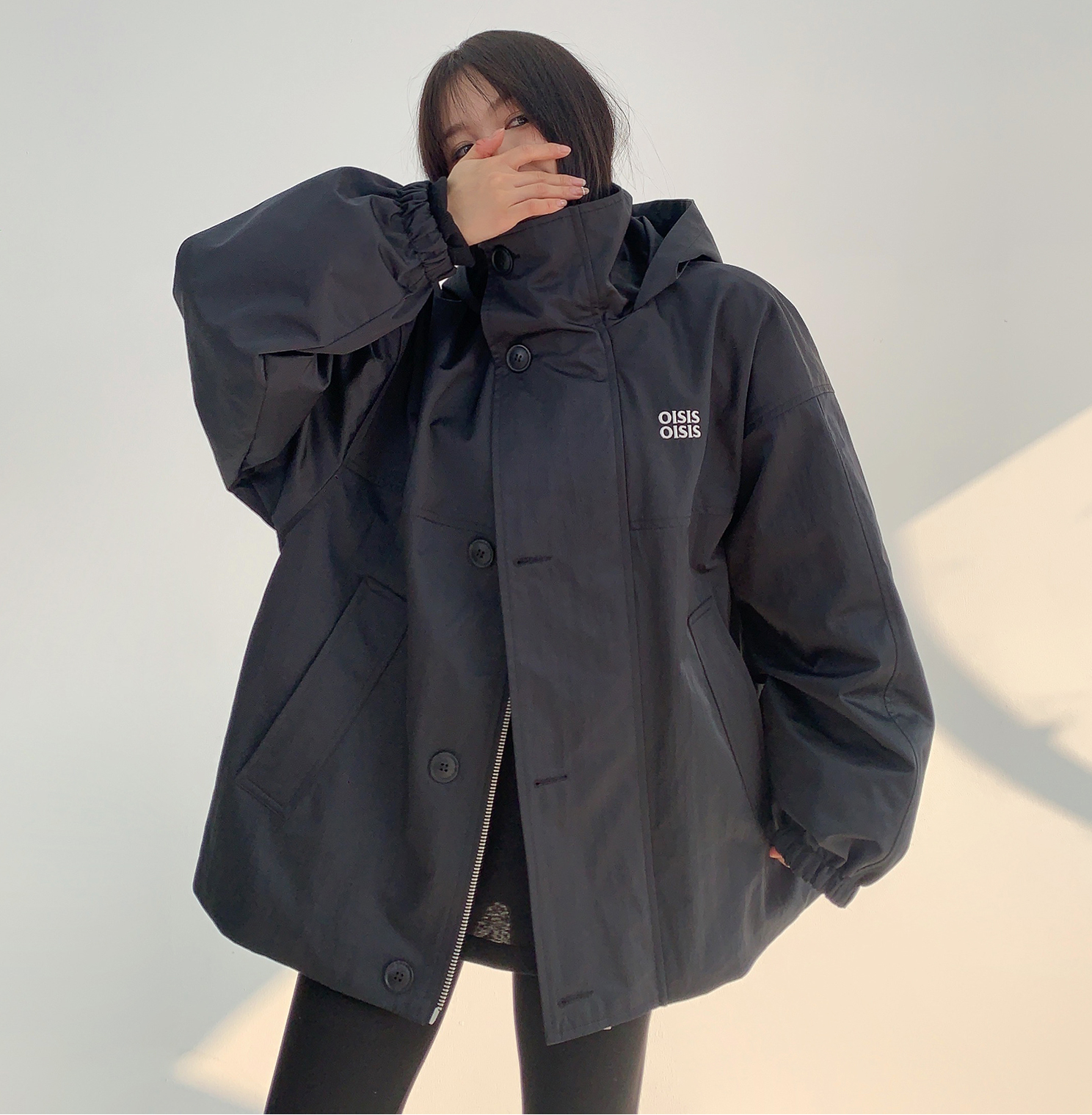 Oversized Button Parka / OS10225