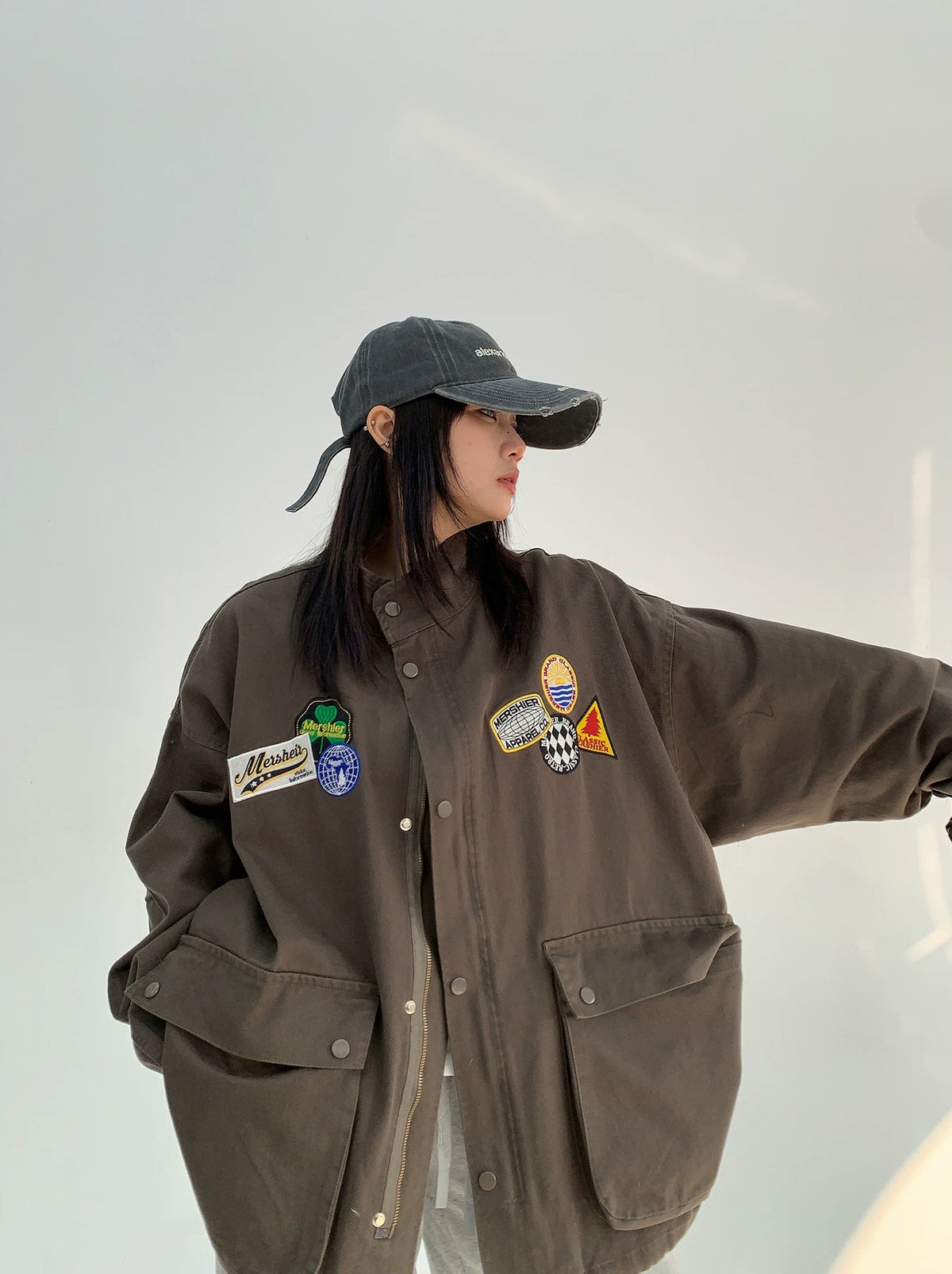 Distressed Work Jacket｜ダメージ 刺繍 ワークジャケット　OS10638