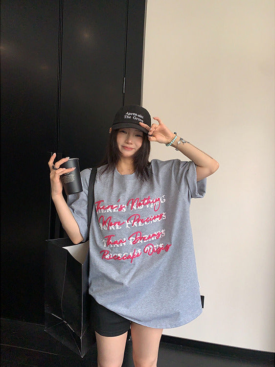 Pink Script S-Tee　OS10510