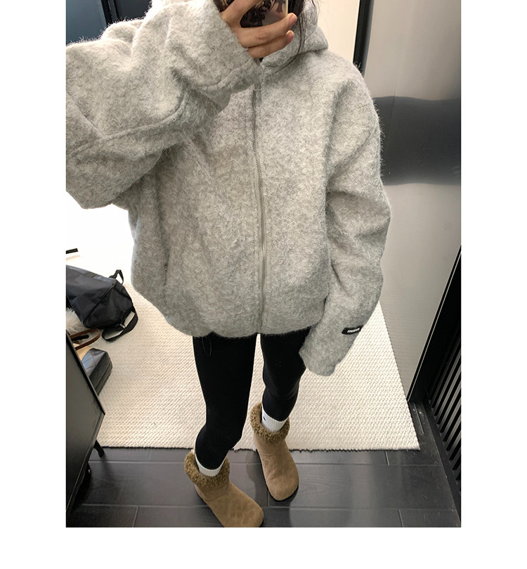 Fluffy Zip Hoodie / OS10417