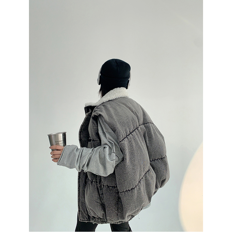 Denim Puffer Vest / OS10301