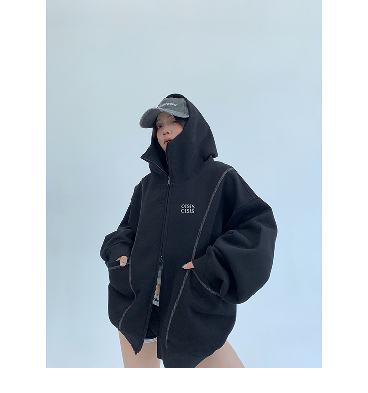 Contrast Stitch Hoodie / OS10230