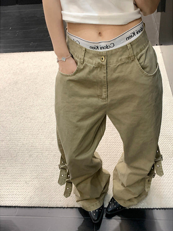 Buckle Cargo Pants　OS10492
