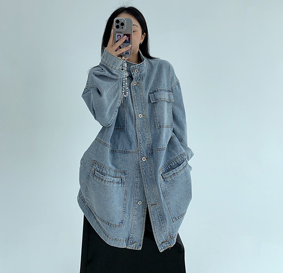 Denim Coverall Jacket / OS10288