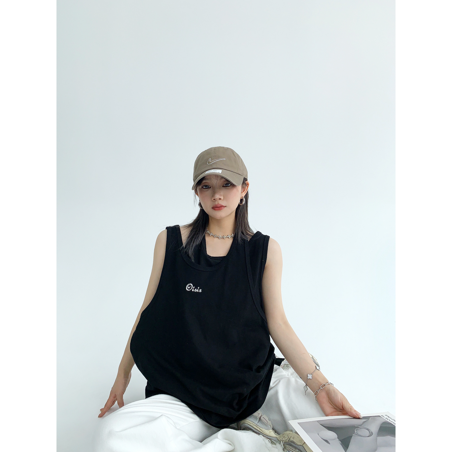 Sleeveless Logo Tank　OS10562
