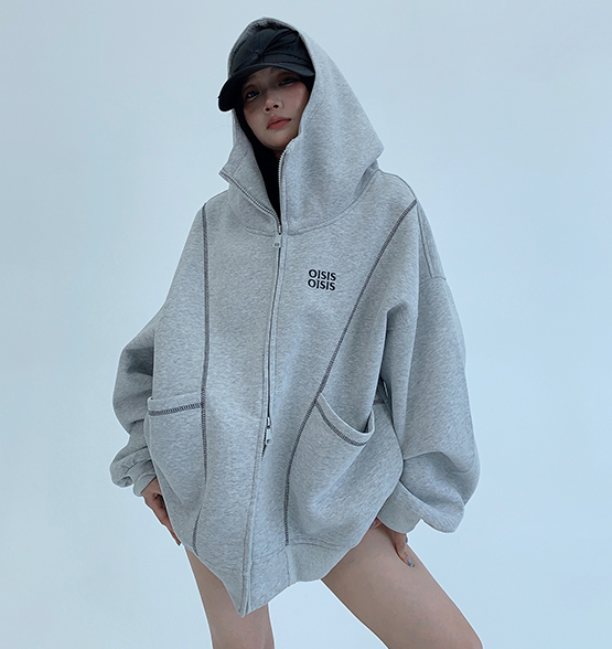 Contrast Stitch Hoodie / OS10230