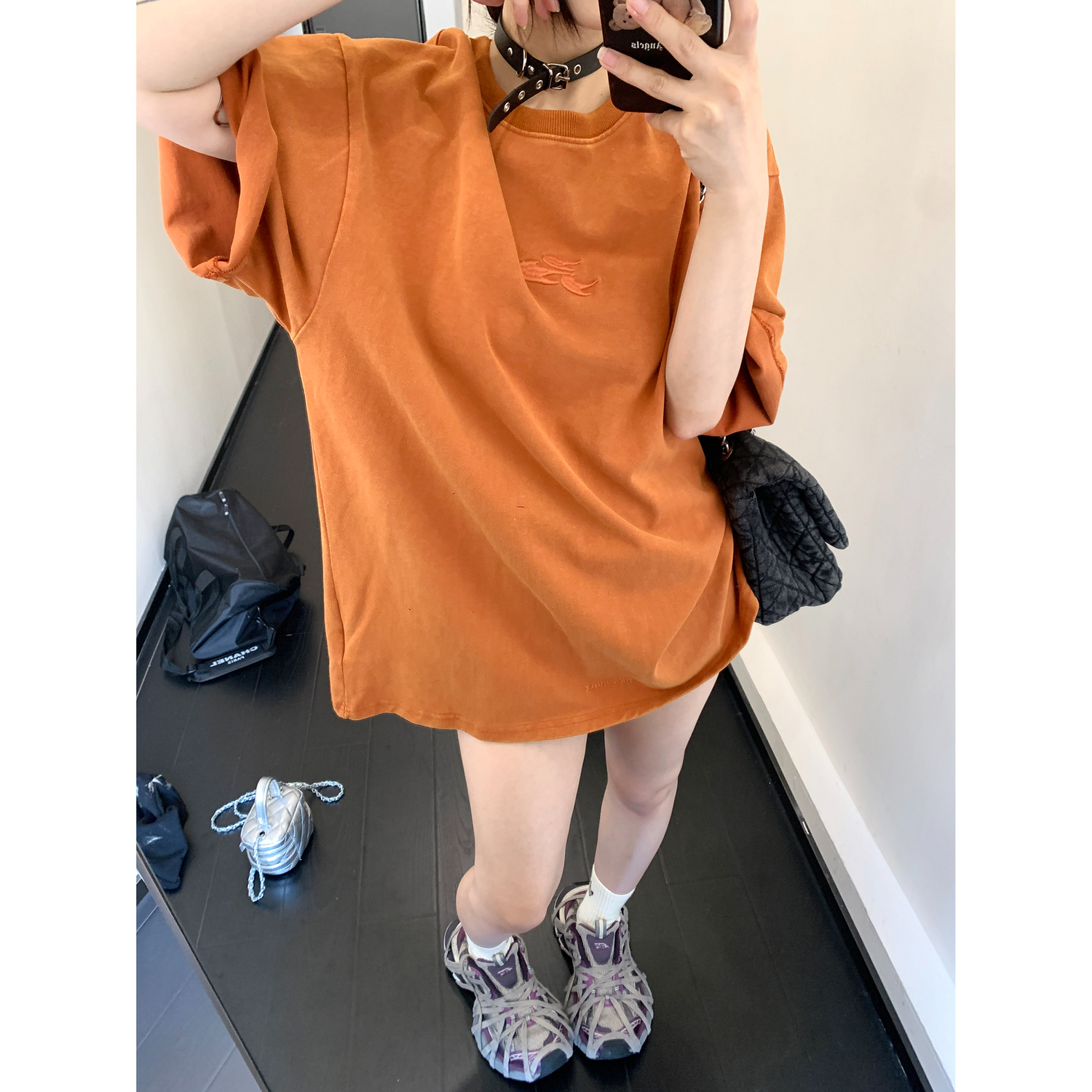 Embroidery Loose S-Tee　OS10563