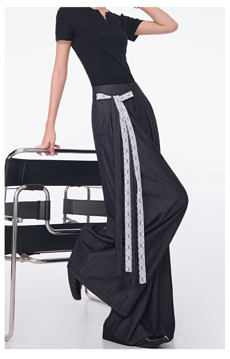 Lace Wide Pants　KS10553