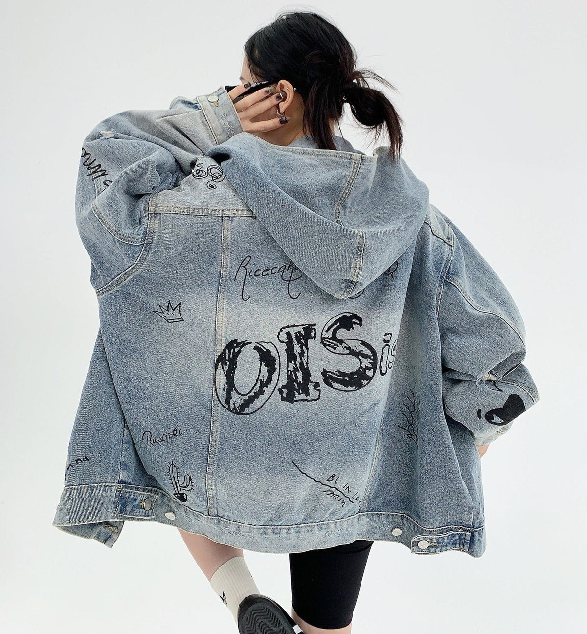 Distressed Denim Jacket｜グラフィティ デニムジャケット　OS10643