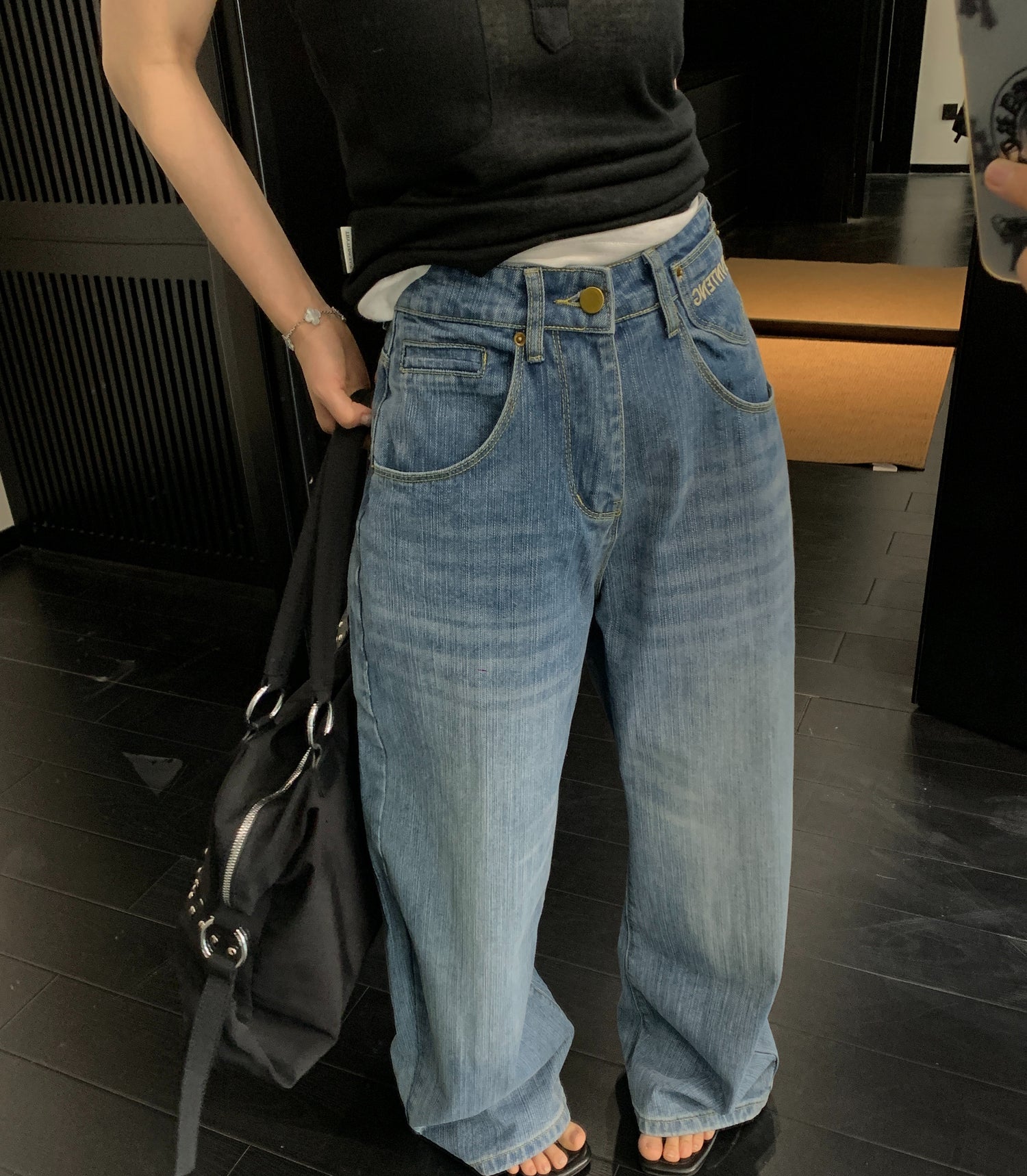 Asym Denim Pants　OS10498