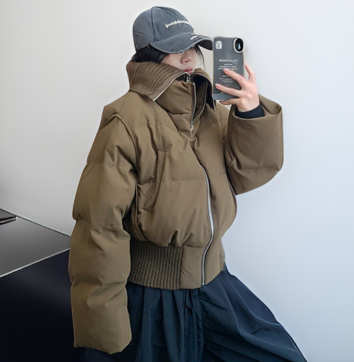 Cropped Puffer Jacket / OS10375