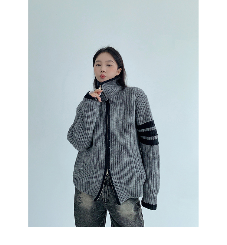 Arm Line Knit Jacket / OS10290
