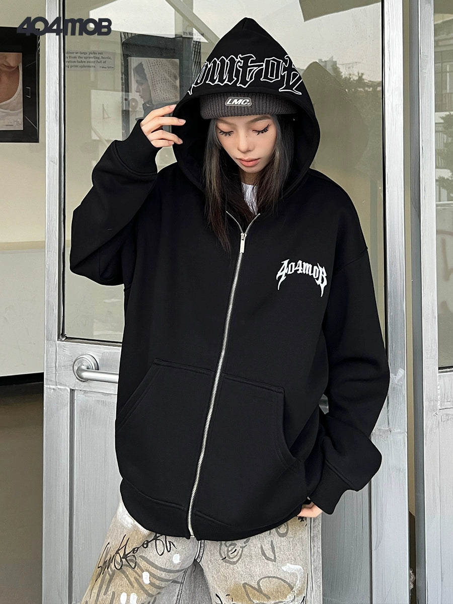Oversize Embroidered Hoodie / MG10145