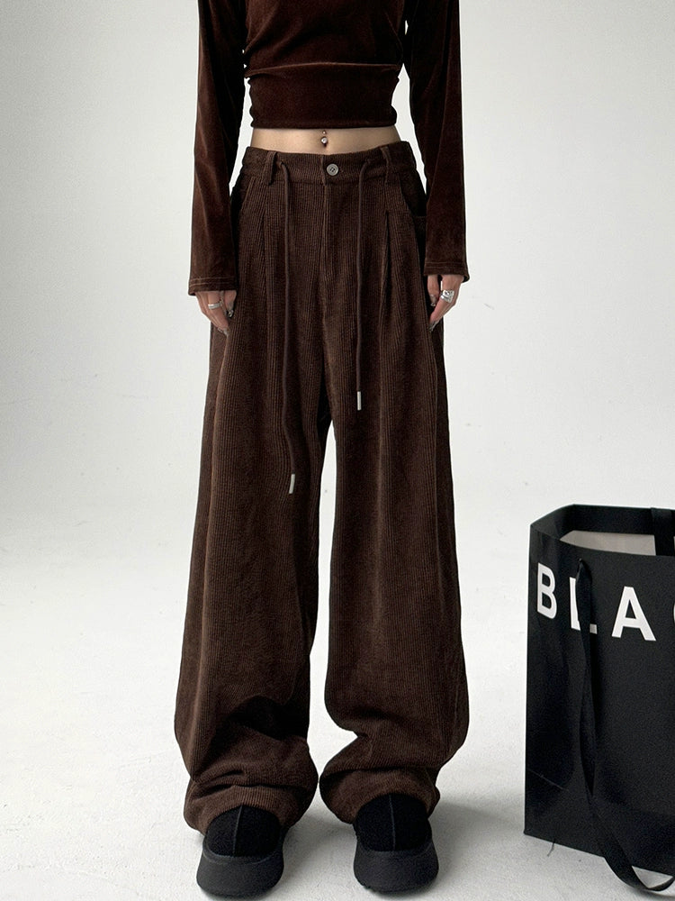 Corduroy Wide Pants / MY10193