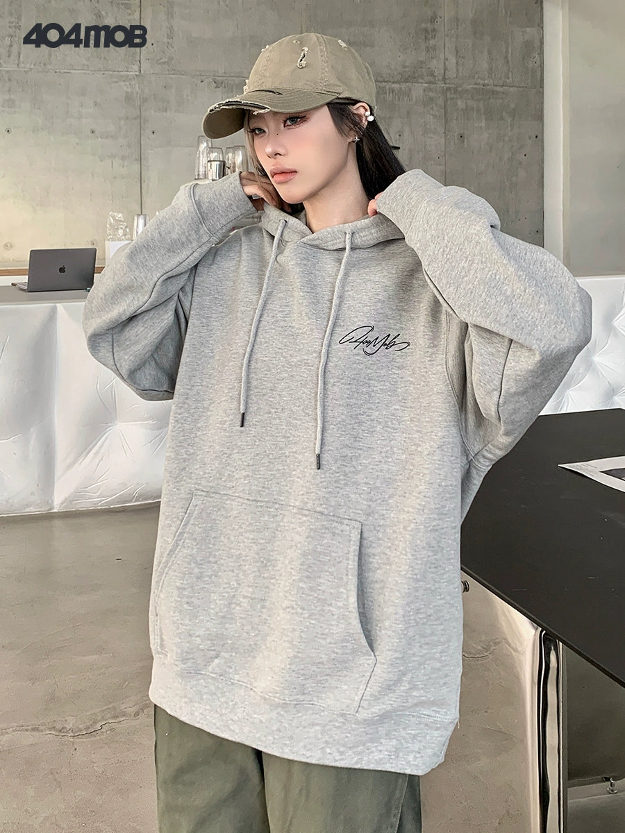 Cursive Writing Hoodie  / MG10144