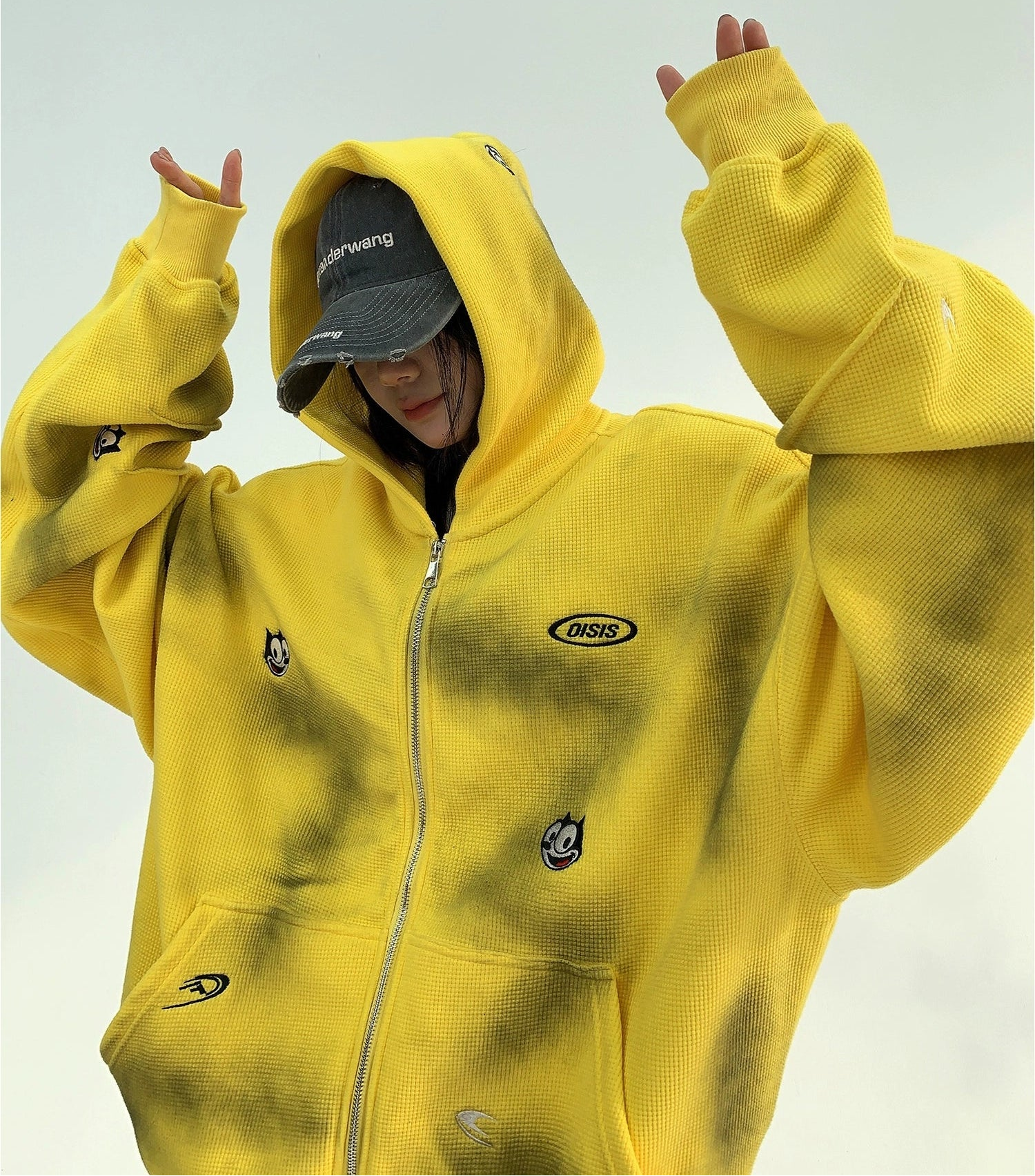 Spray Paint Zip Hoodie / OS10222