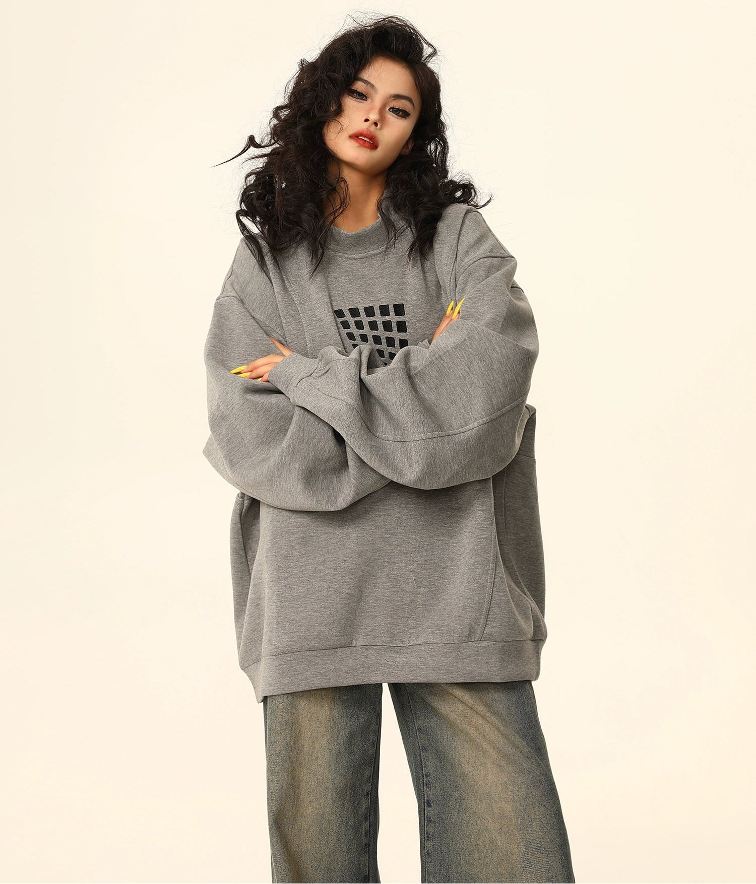 Graphic Sweat Pullover / WA10171