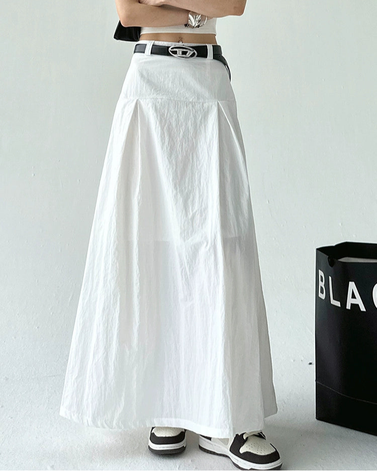 Pleated A-Line Skirt / MY10021
