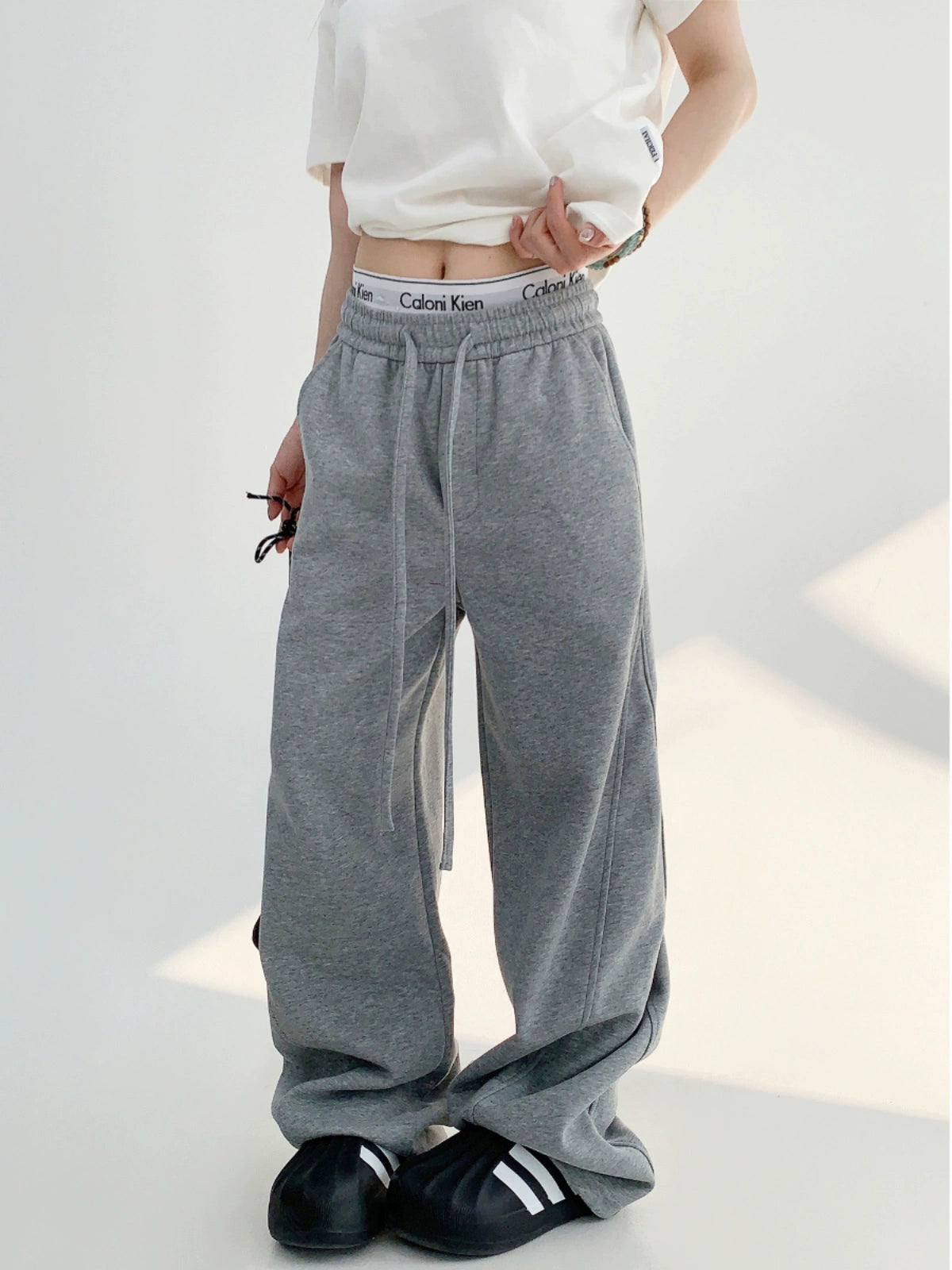 Wide-Leg Sports Pants / OS10112