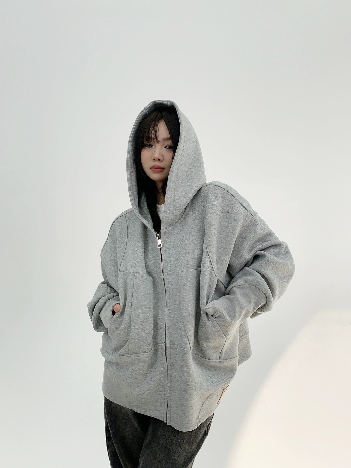 Oversized Panel Hoodie / OS10217