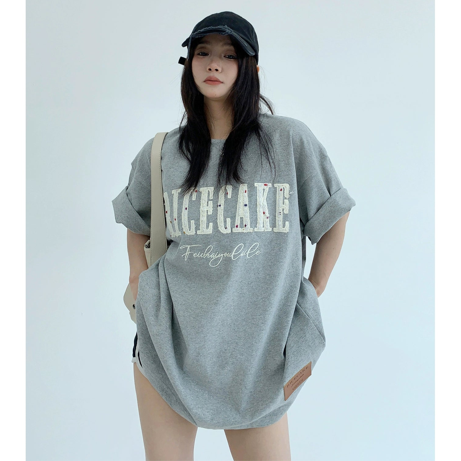 Retro Embroidered S-Tee / OS10063