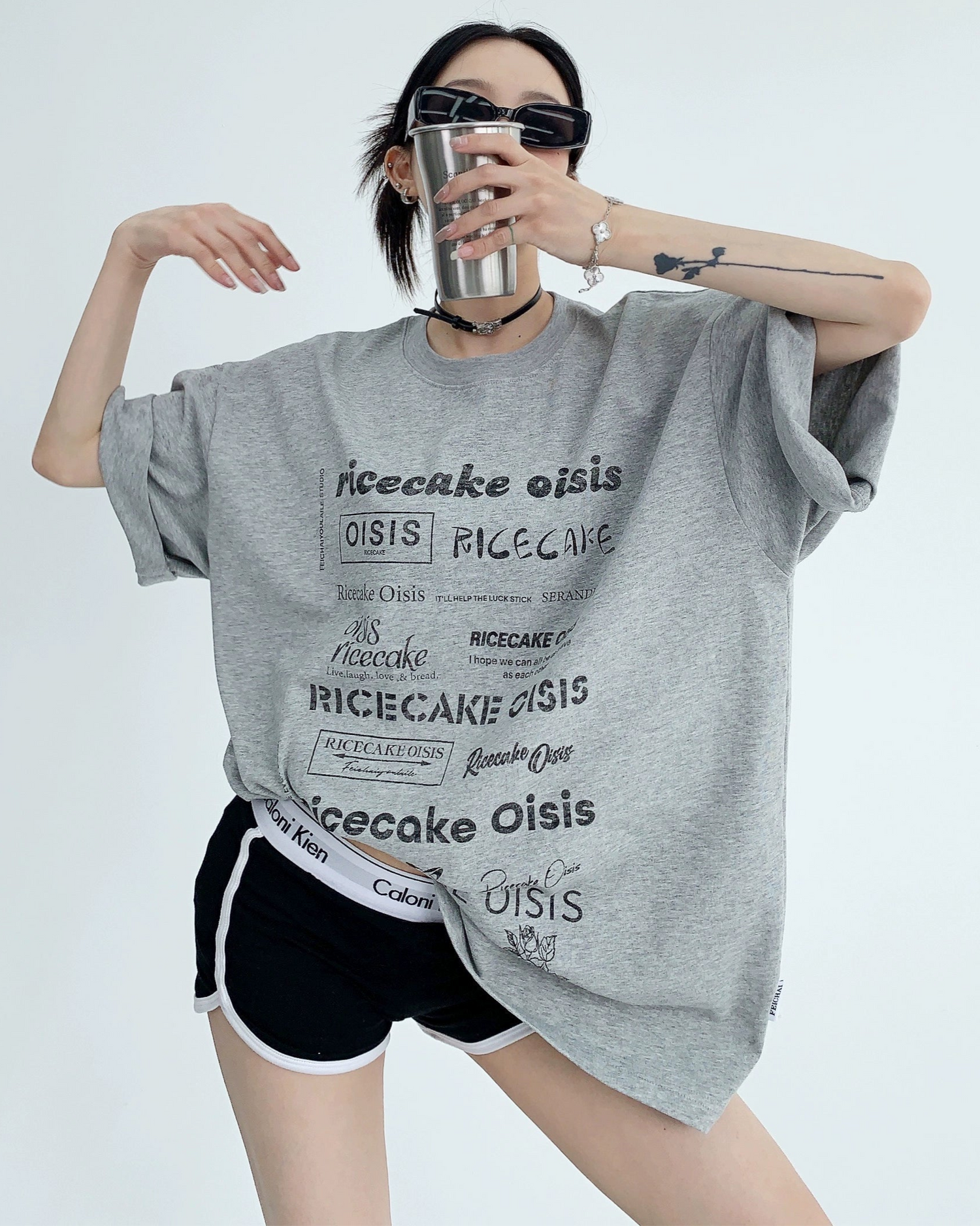 Fuzzy Print S-Tee / OS10039