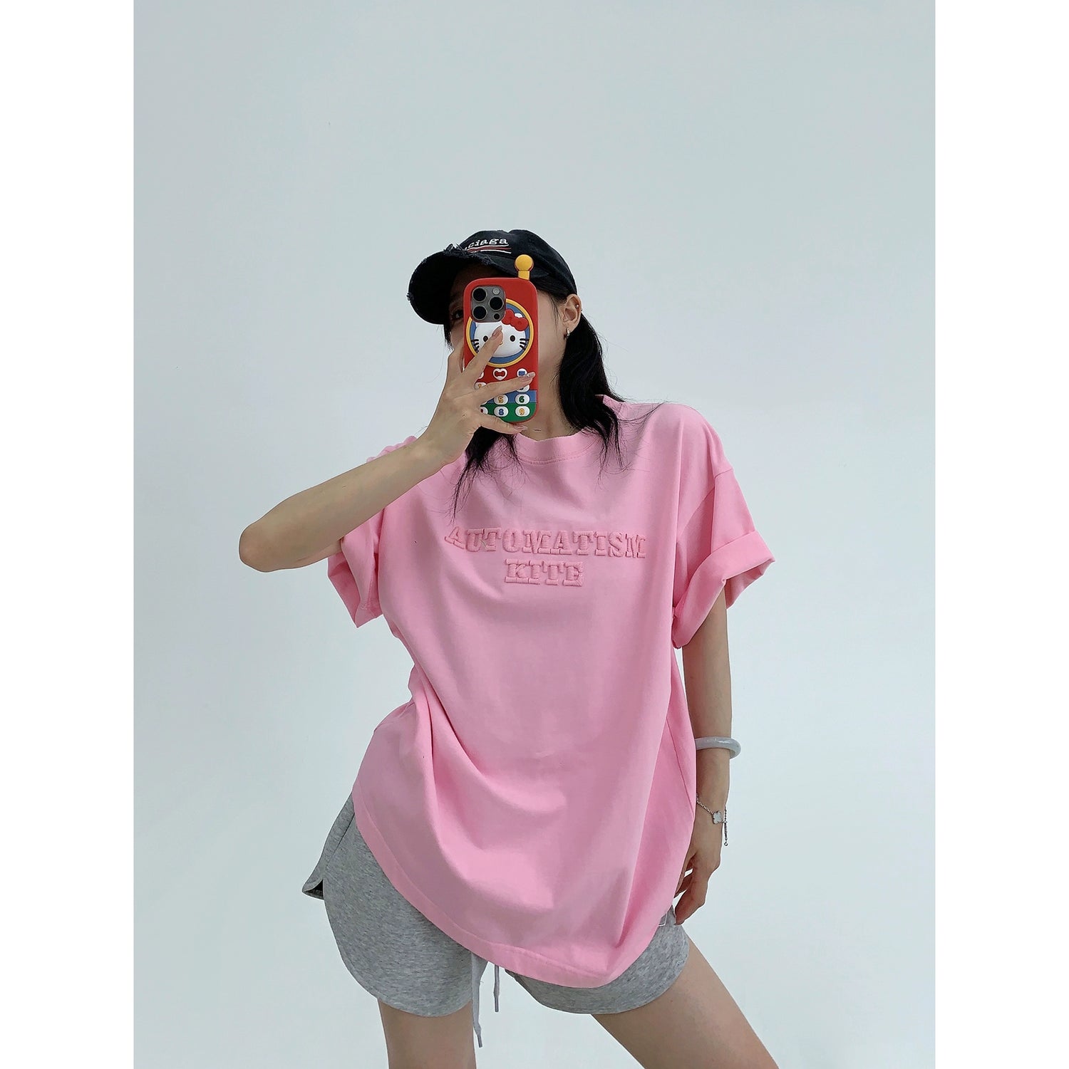 3D Embroidered S-Tee / OS10084