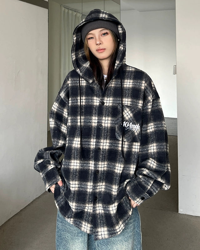 Hooded Shirt Jacket / MG10149