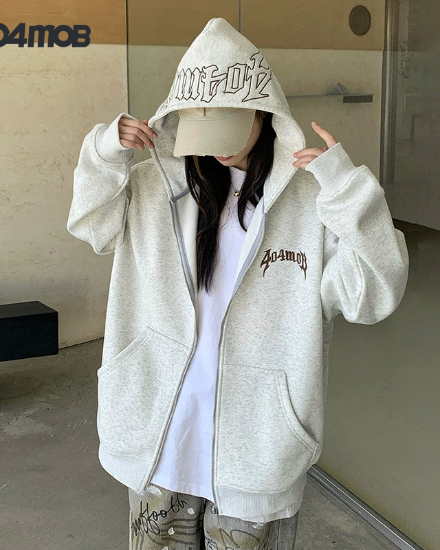 Oversize Embroidered Hoodie / MG10145