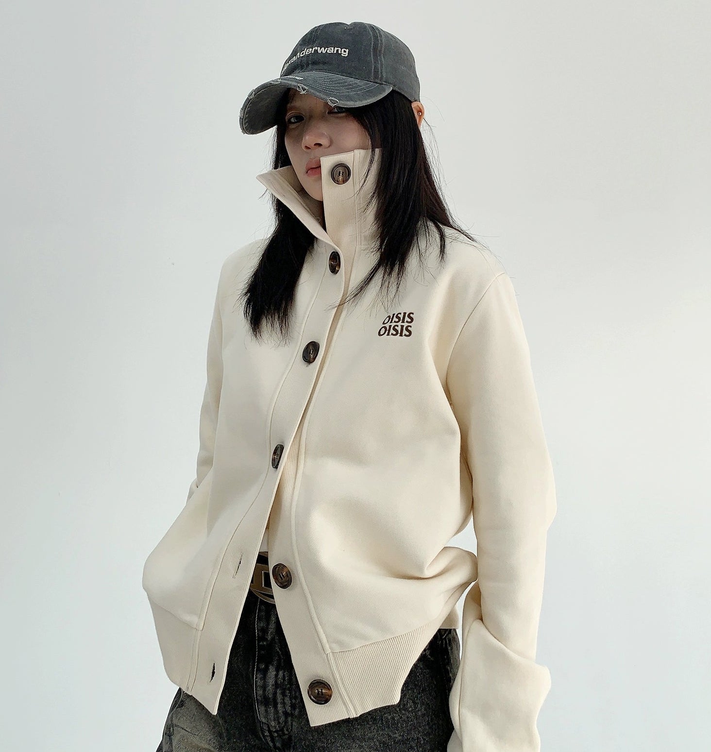 Collar Sweat Jacket / OS10207