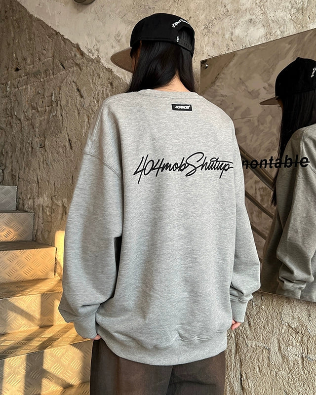 Simple Letter Sweater / MG10143