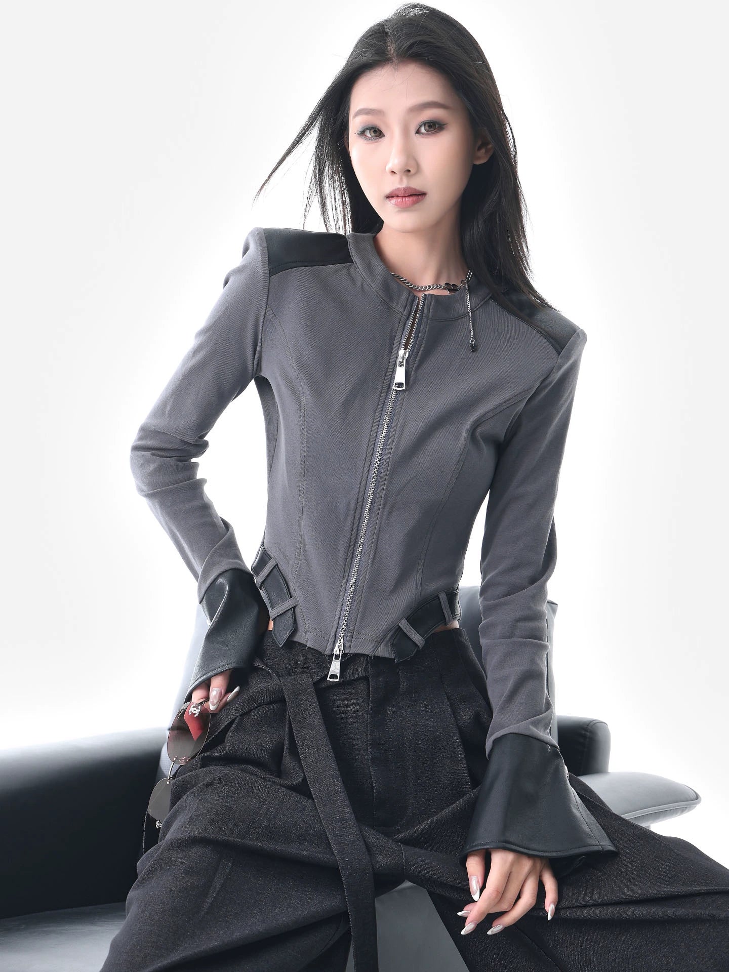 Slim Double-Zipper Jacket / KS10150