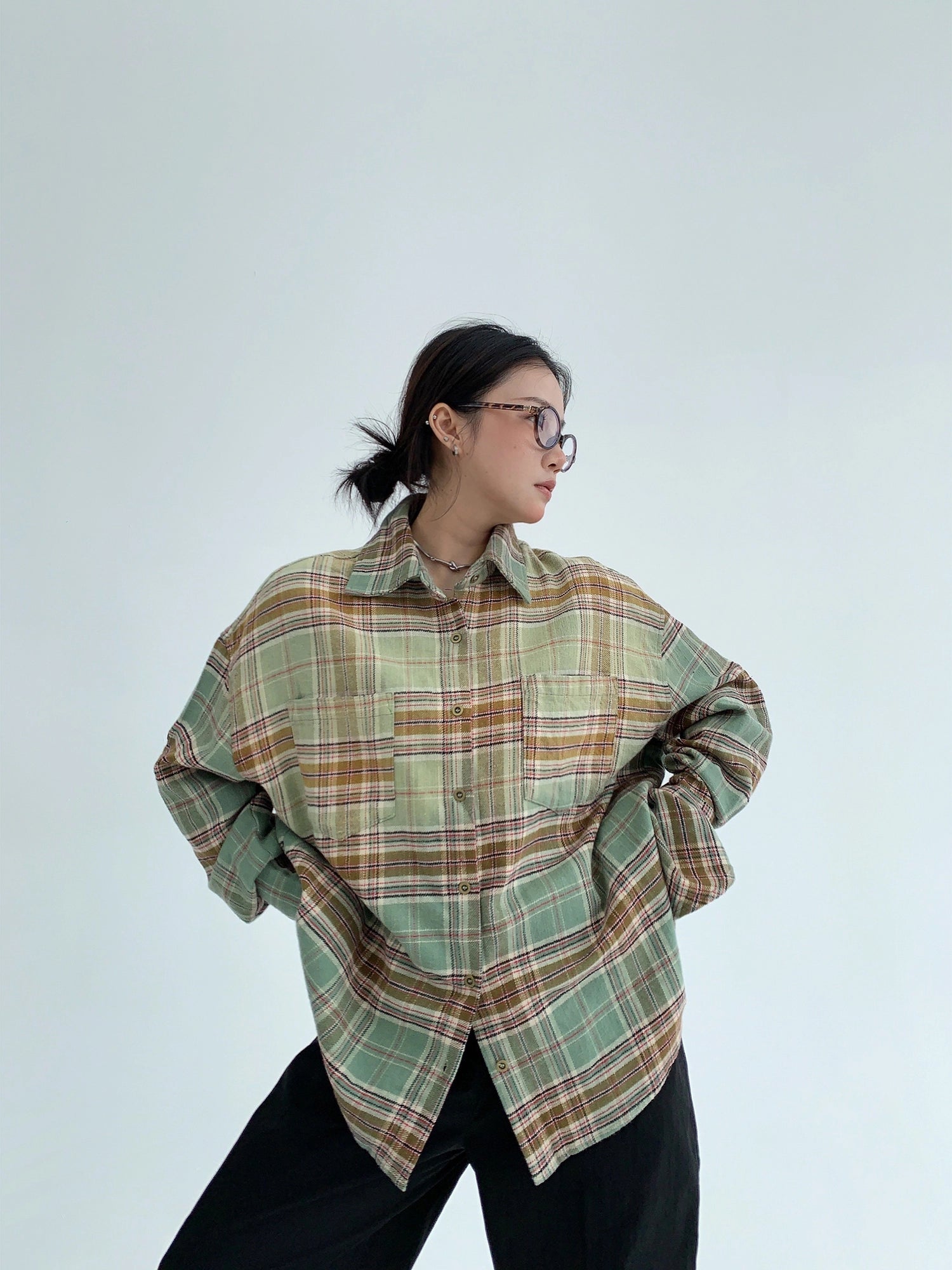 Retro Plaid Shirt / OS10269