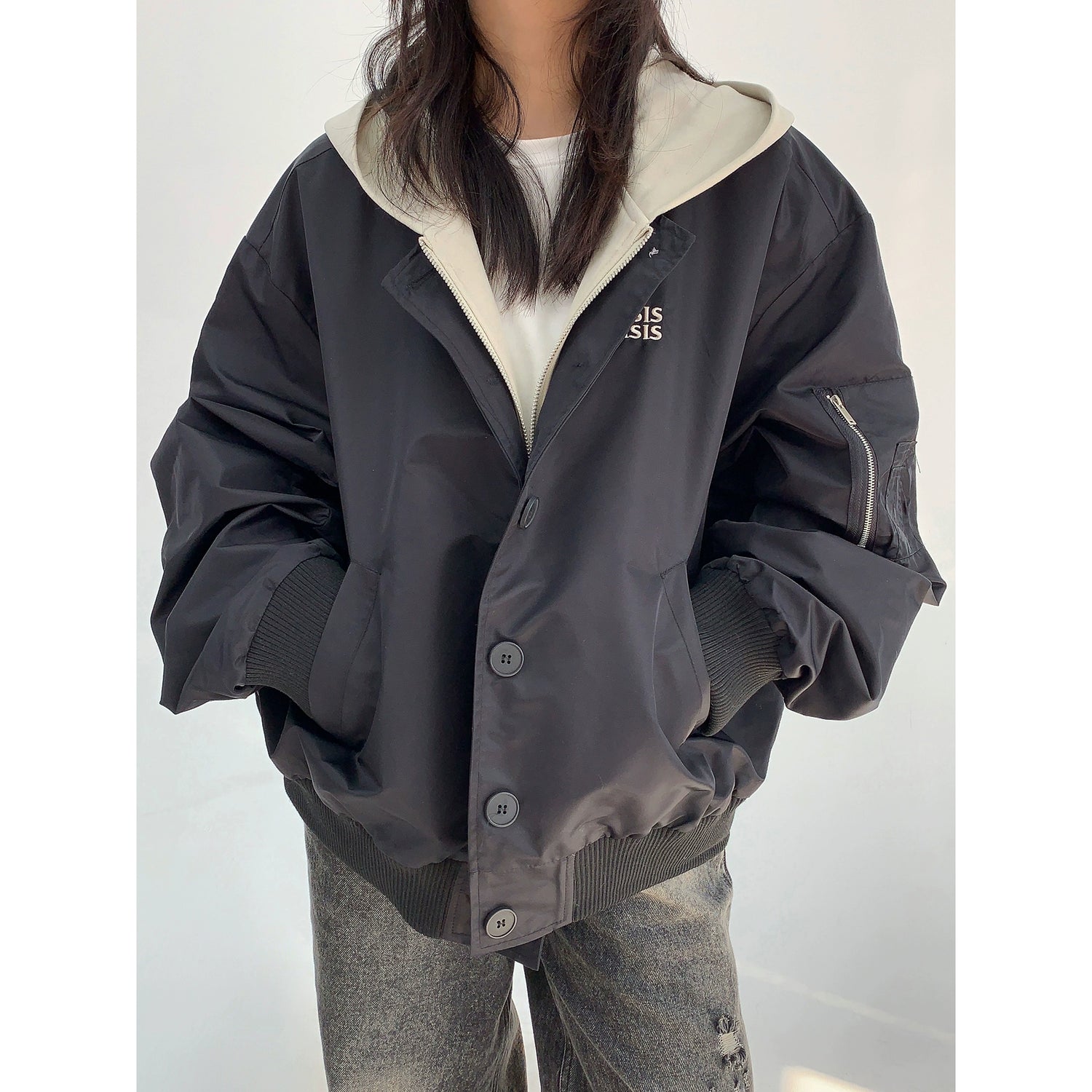 Hooded Bomber Jacket / OS10199