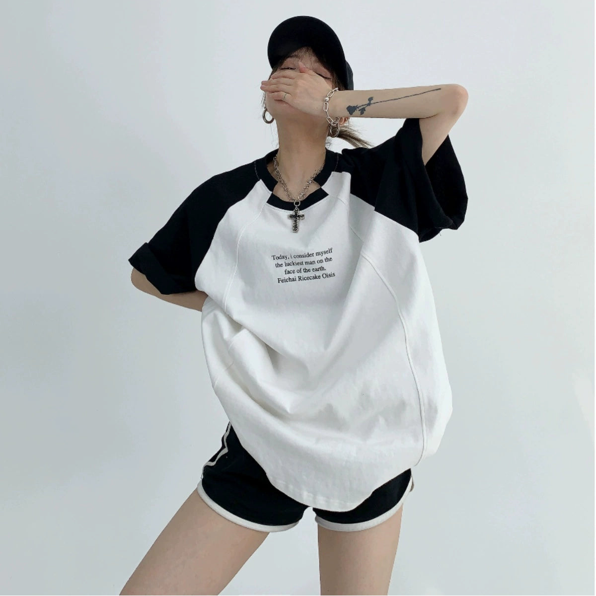 Irregular Collar S-Tee / OS10009
