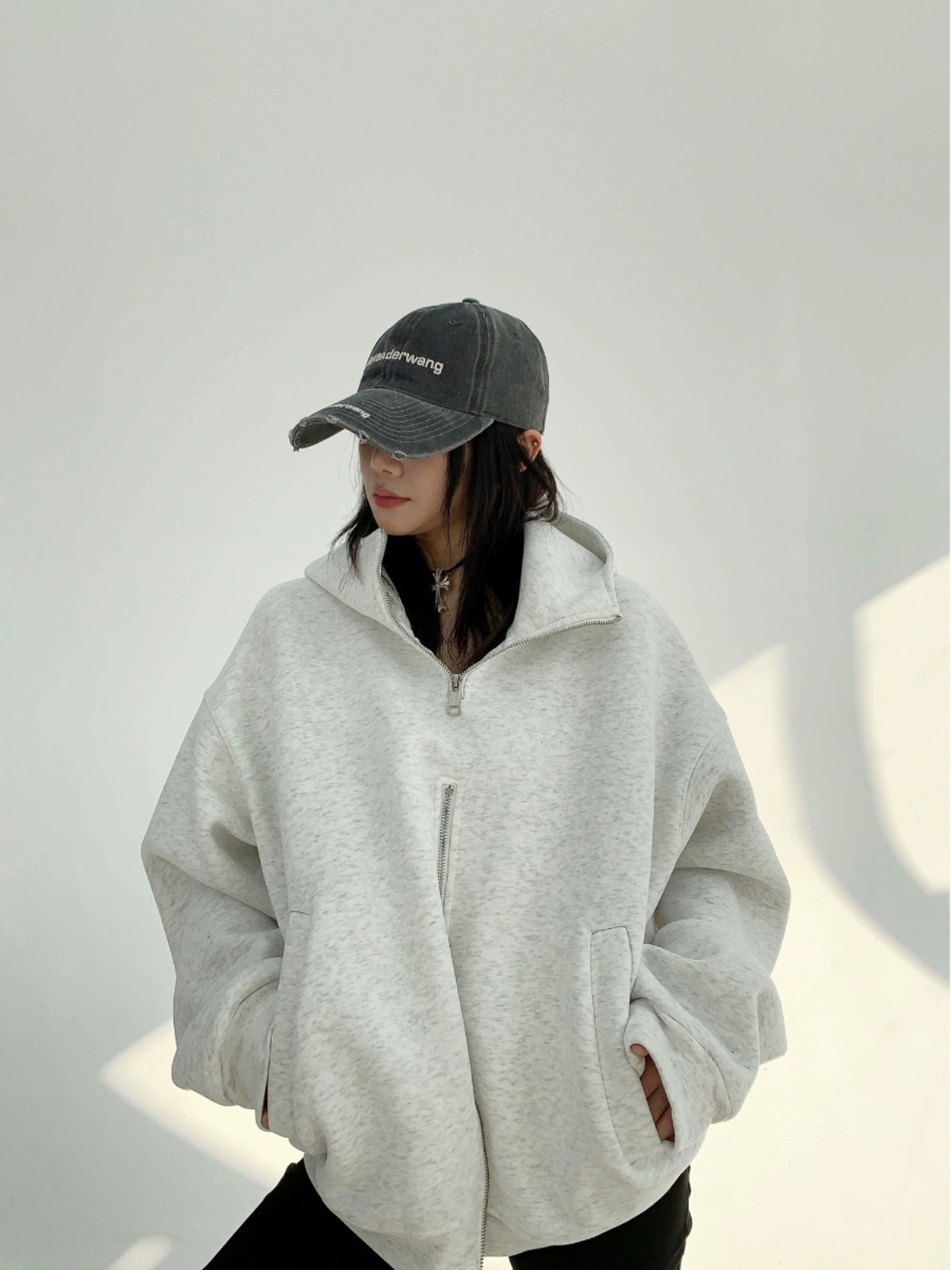 Double-Zip Hoodie Jacket / OS10122