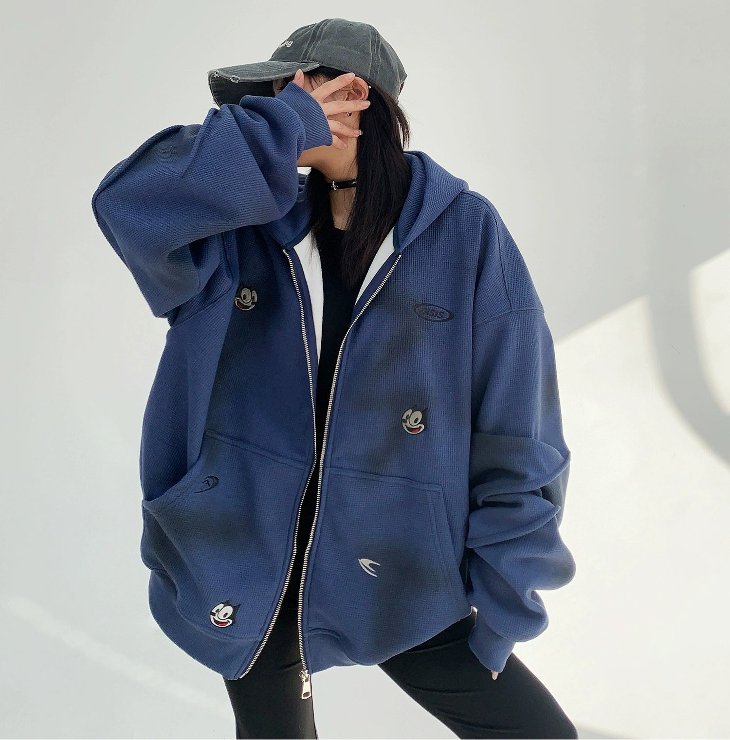 Spray Paint Zip Hoodie / OS10222