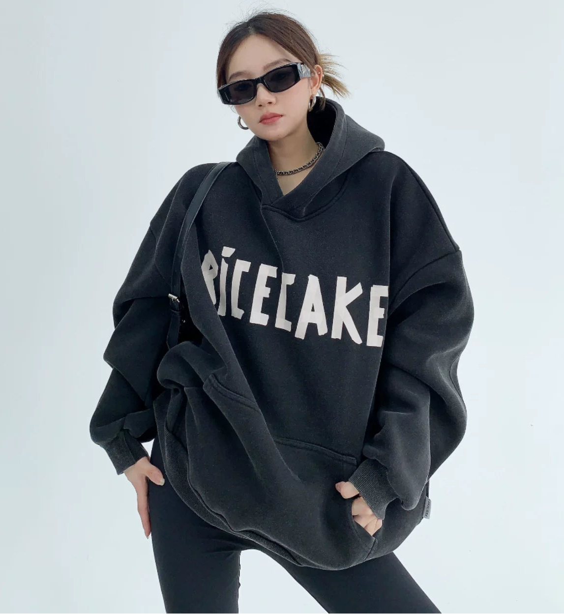 Distressed Print Hoodie　OS10567 2
