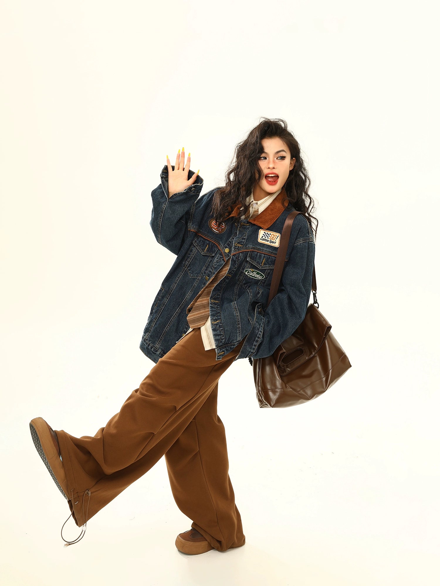 Denim Biker Jacket / WA10169