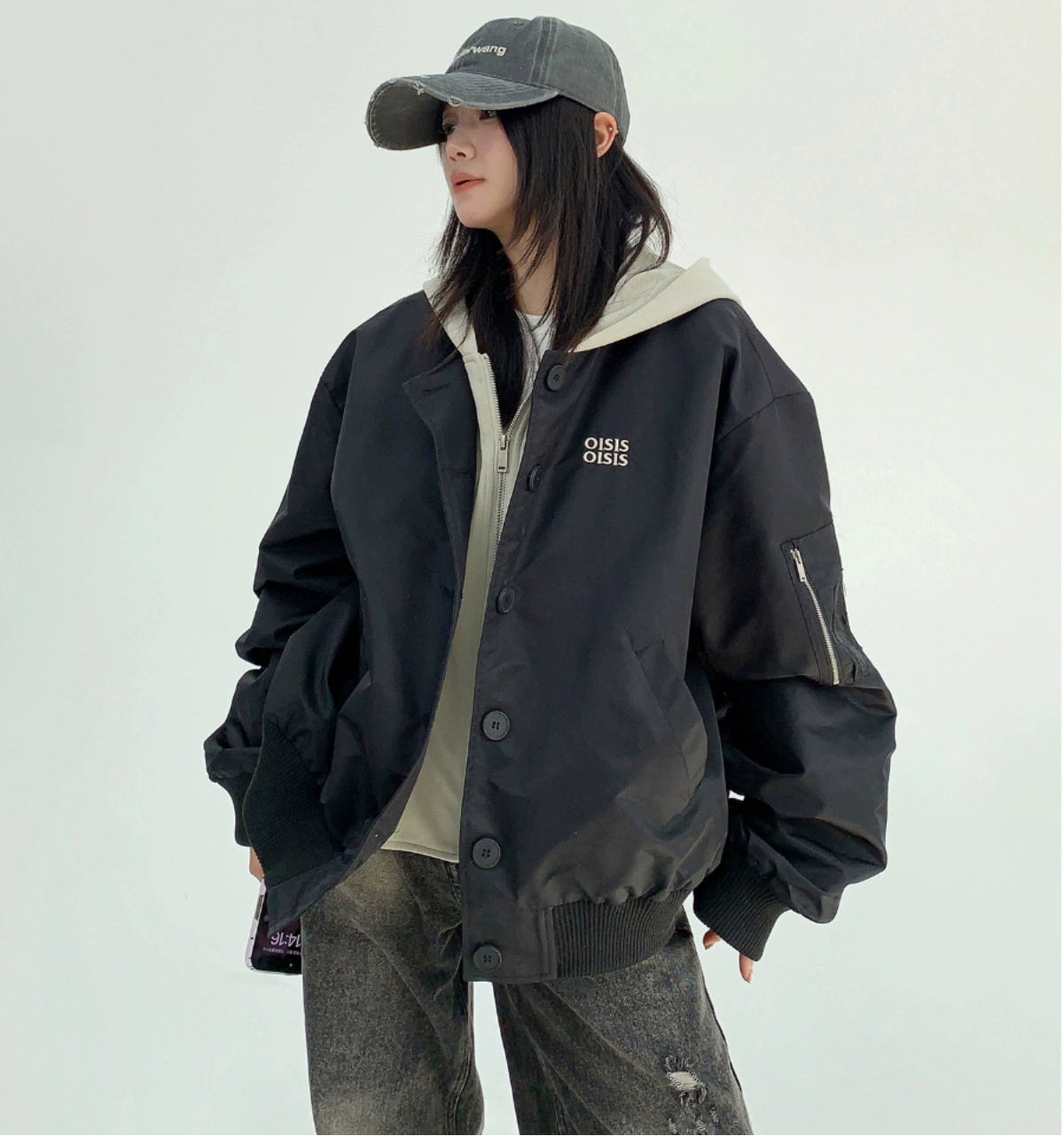 Hooded Bomber Jacket / OS10199
