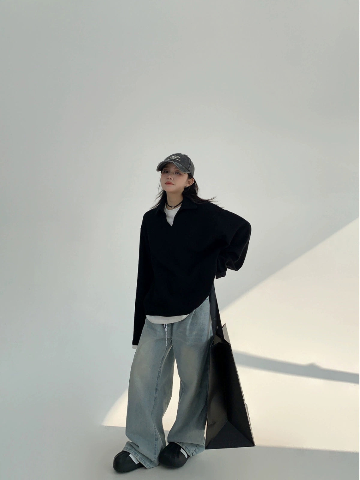 Oversize Layered Pullover  / OS10126