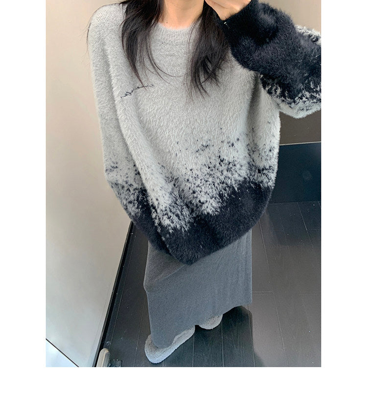 Gradient Splash Knit / OS10331