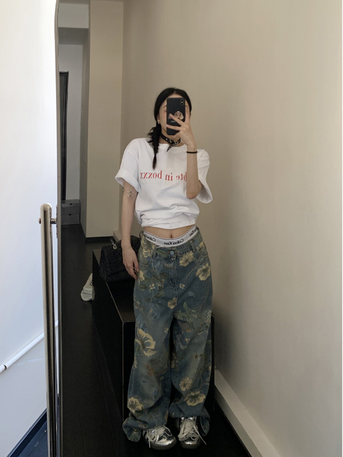 Floral Wide Pants　OS10565