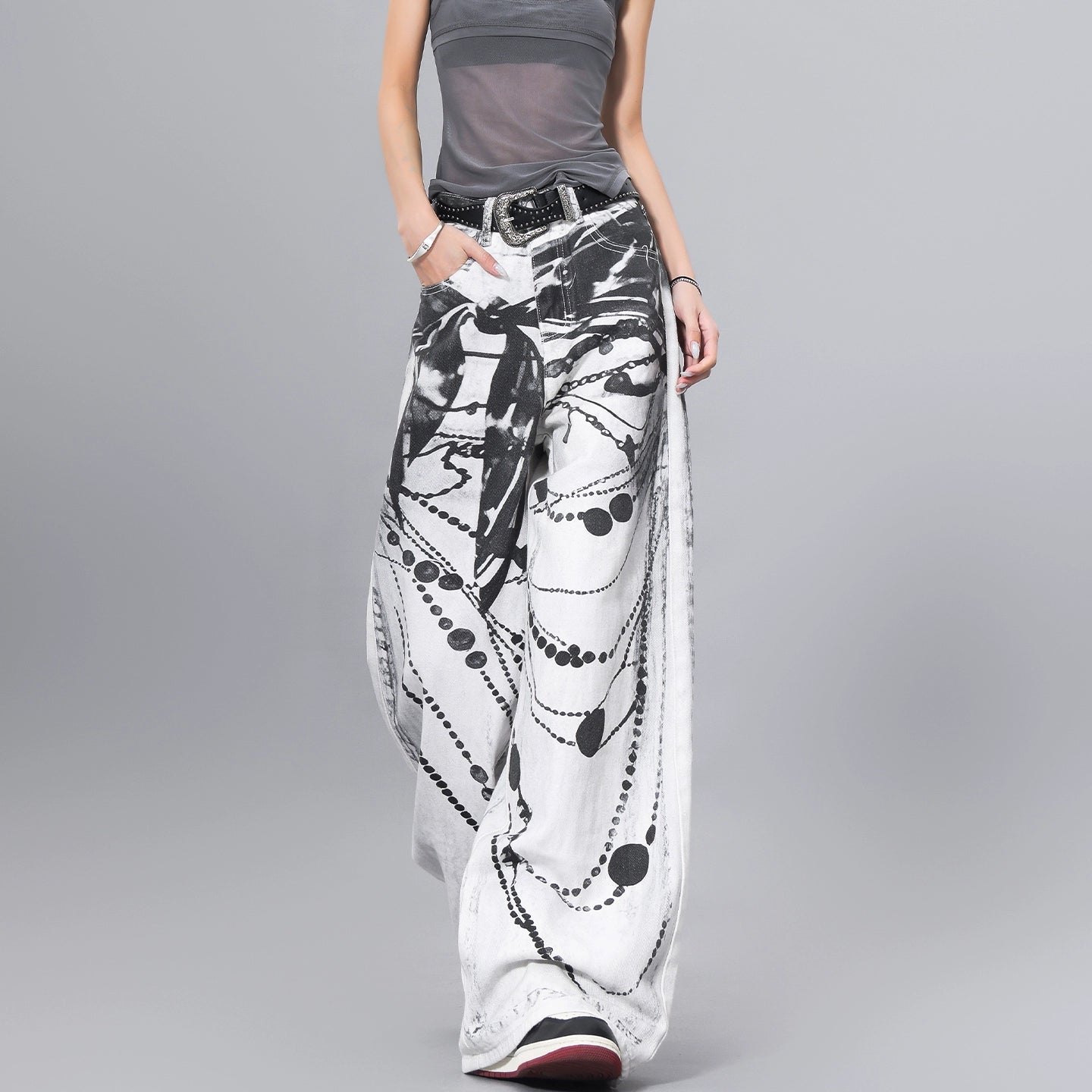 Loose Graphics Pants / KS10034