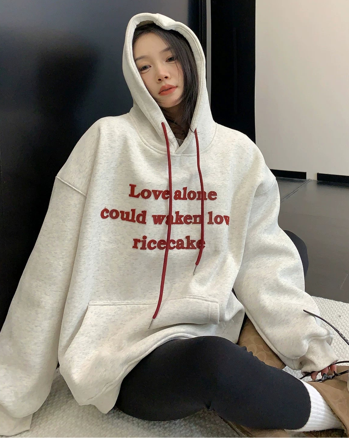 Message Print Hoodie / OS10391